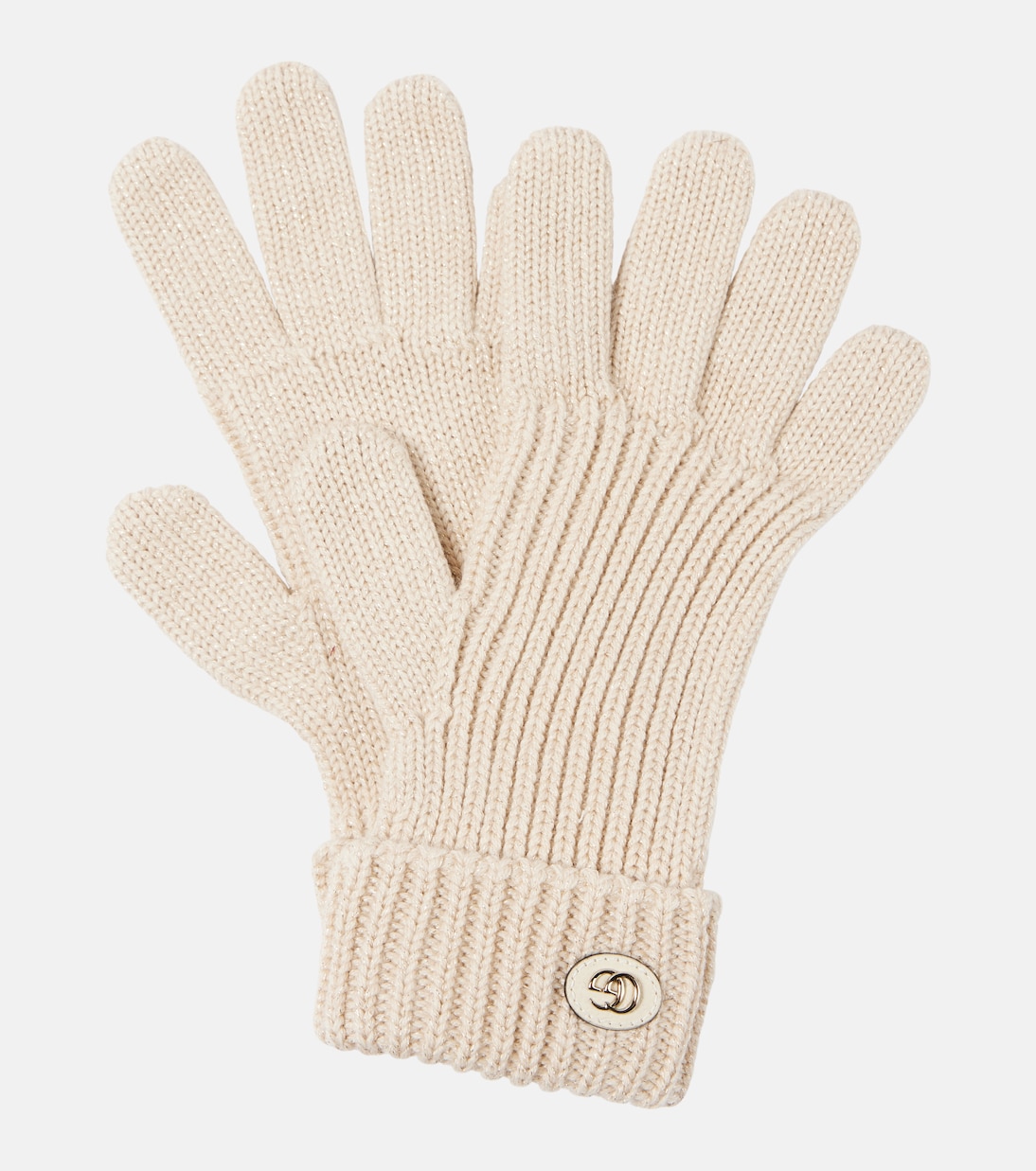 Guantes Double G de mezcla de lana | Gucci