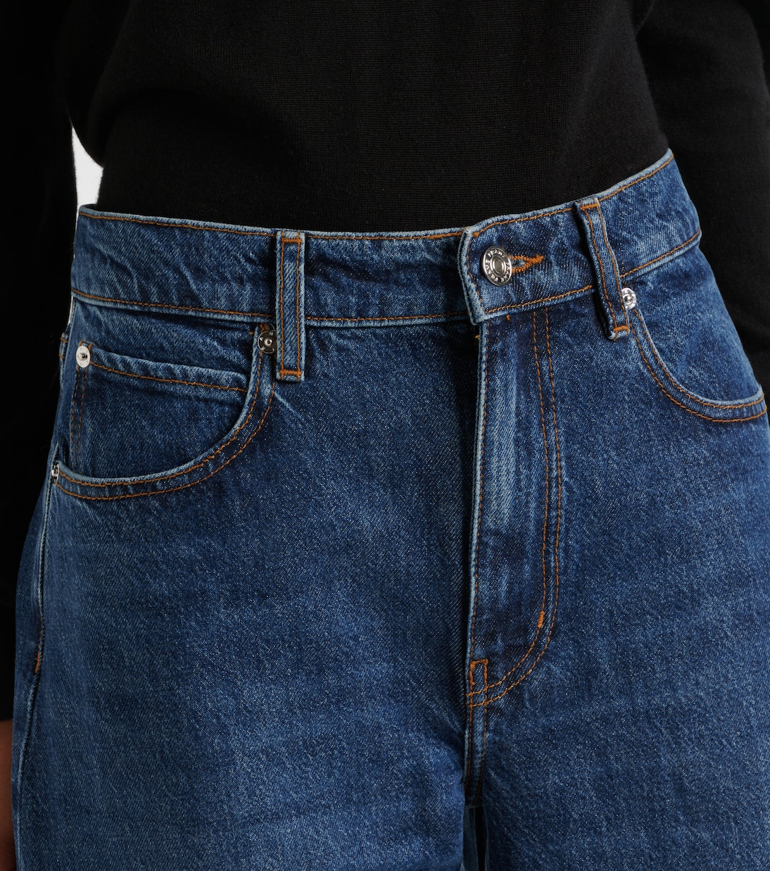 Jeans con gamba arrotondata Low Slung | Frame