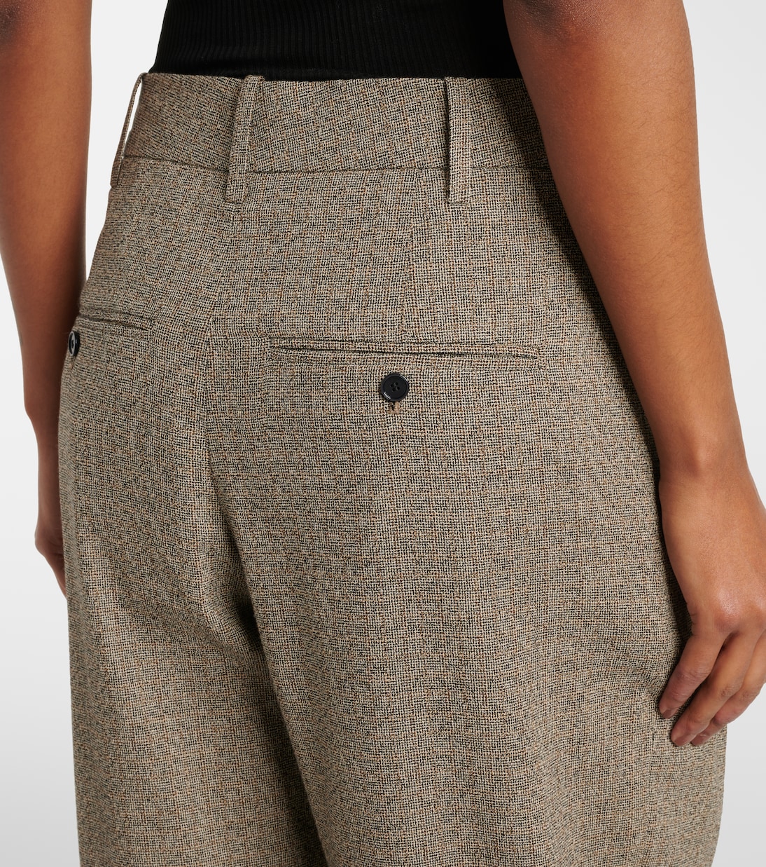 Pantalones tapered Iwena de mezcla de algodón | Isabel Marant