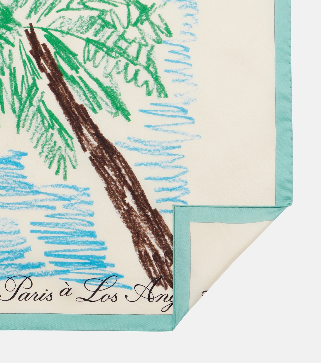 Foulard Palmier in seta con stampa | Jacquemus