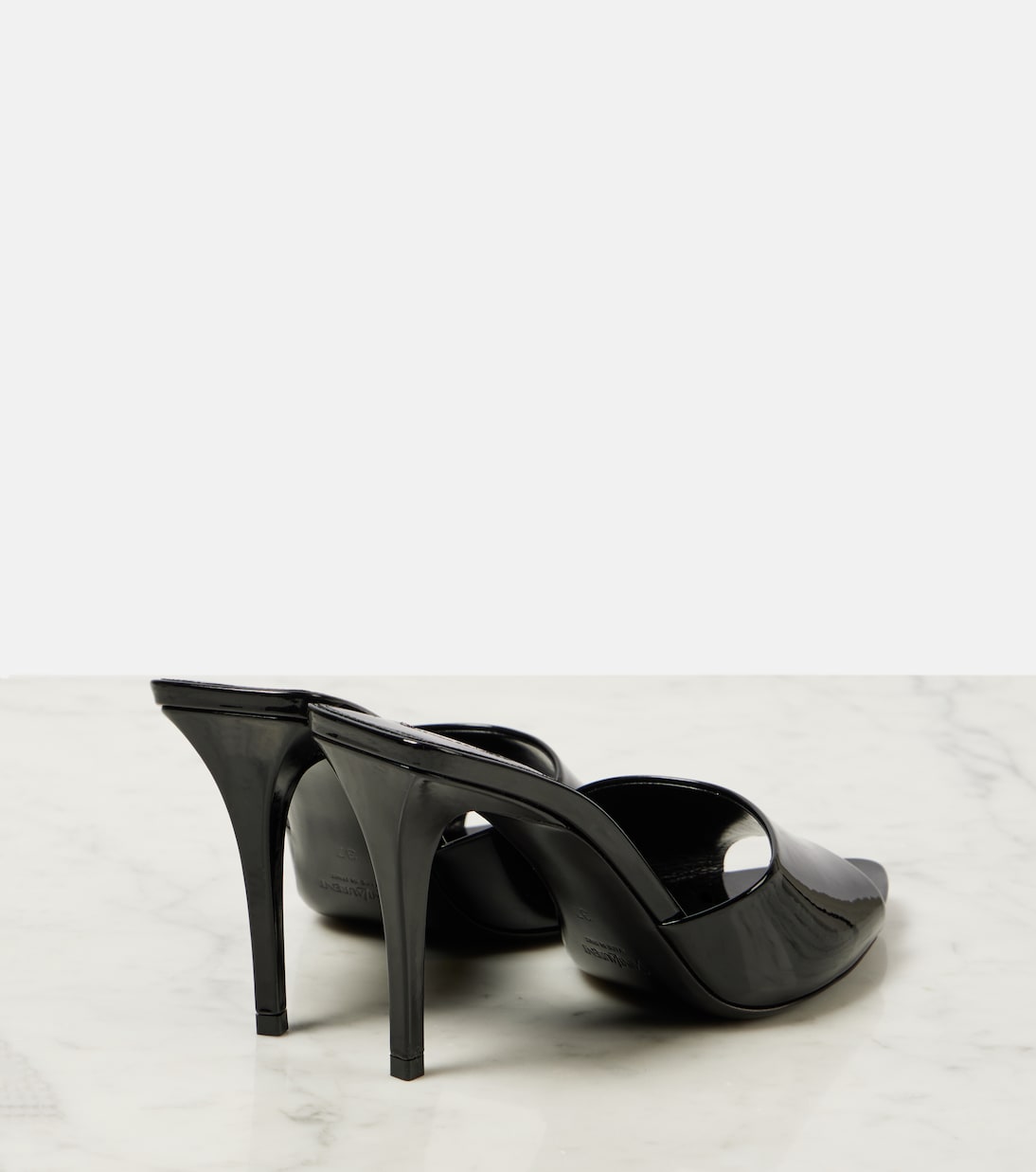 Pantoletten Romy aus Lackleder | Saint Laurent