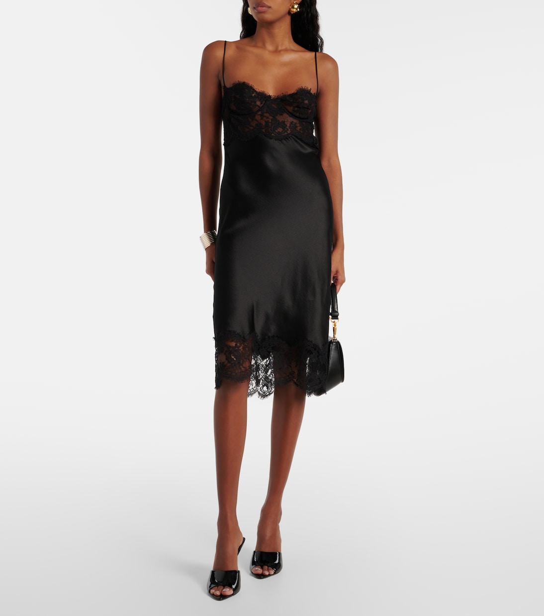 Pantoletten Romy aus Lackleder | Saint Laurent