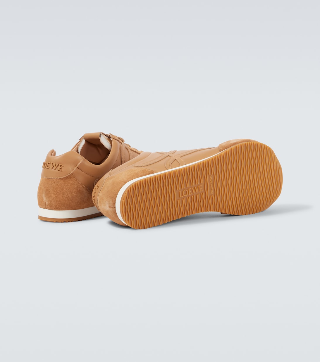 Sneakers Ballet Runner 2.0 mit Veloursleder | Loewe