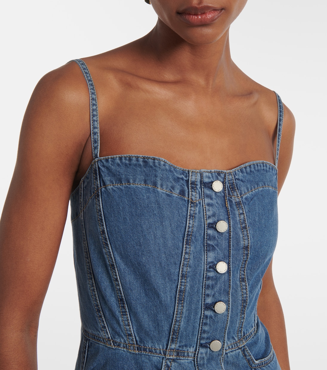 Abito lungo Seville in denim | AG Jeans