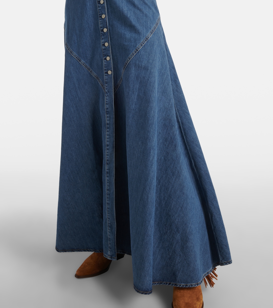 Abito lungo Seville in denim | AG Jeans
