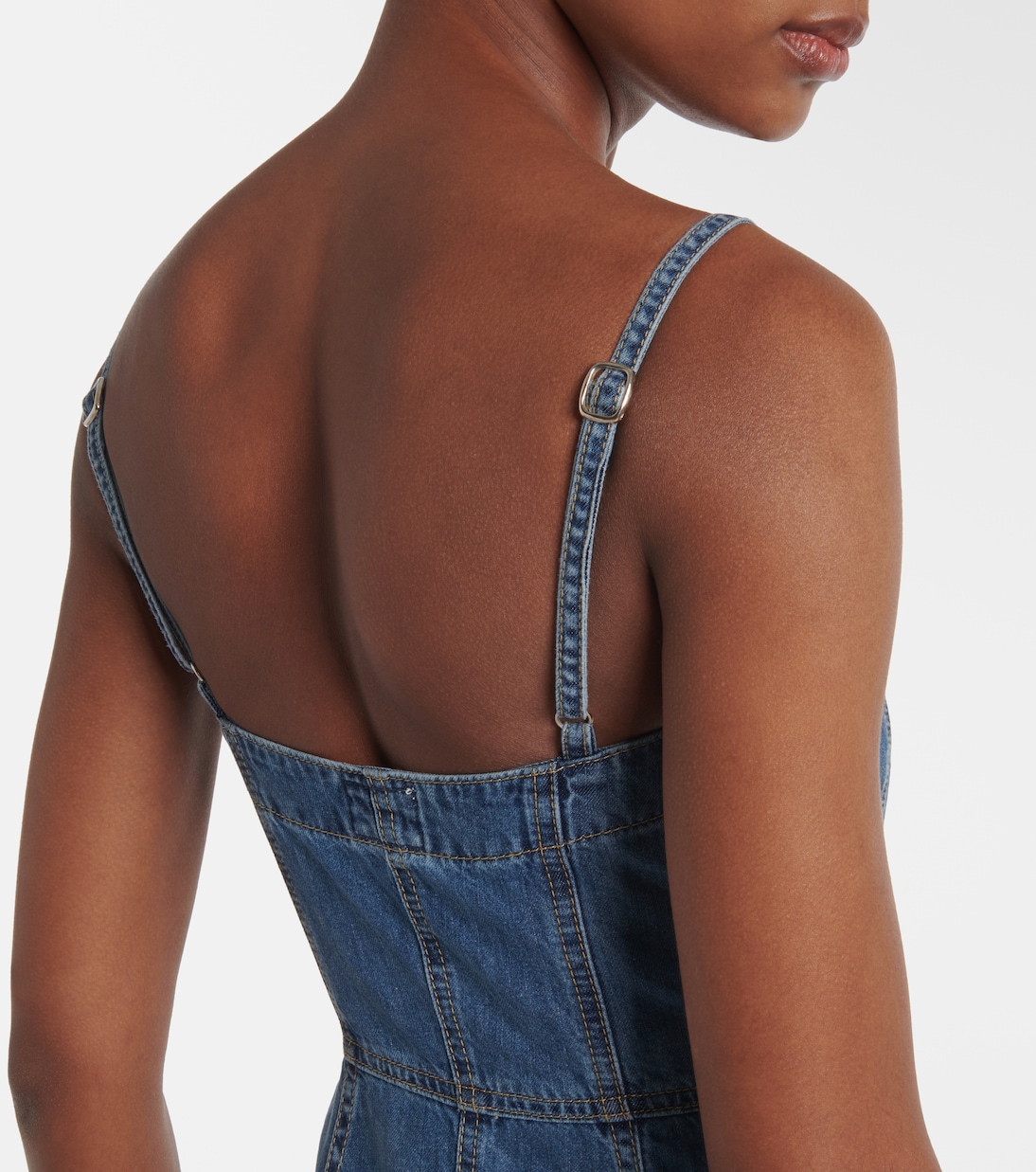 Abito lungo Seville in denim | AG Jeans