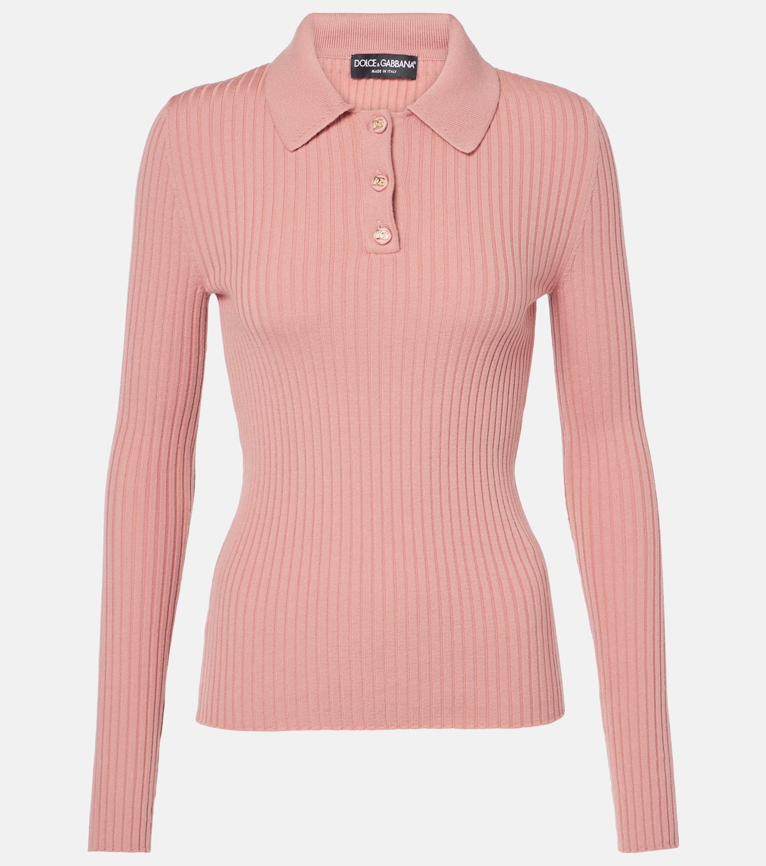 Polo en laine mélangée | Dolce&Gabbana