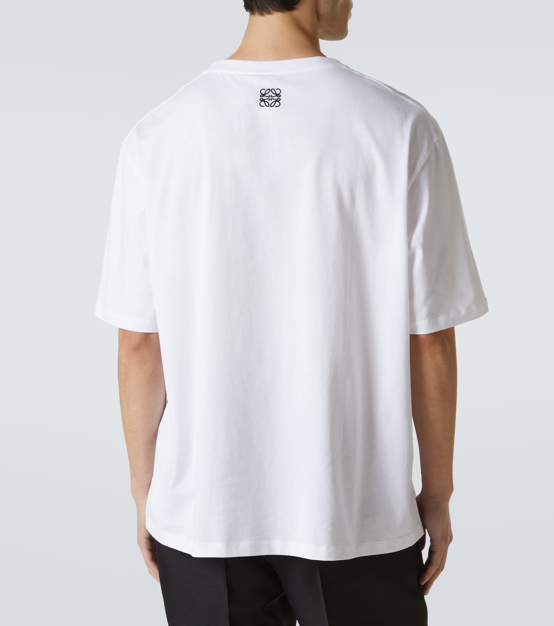 Camiseta en jersey de algodón estampada | Loewe