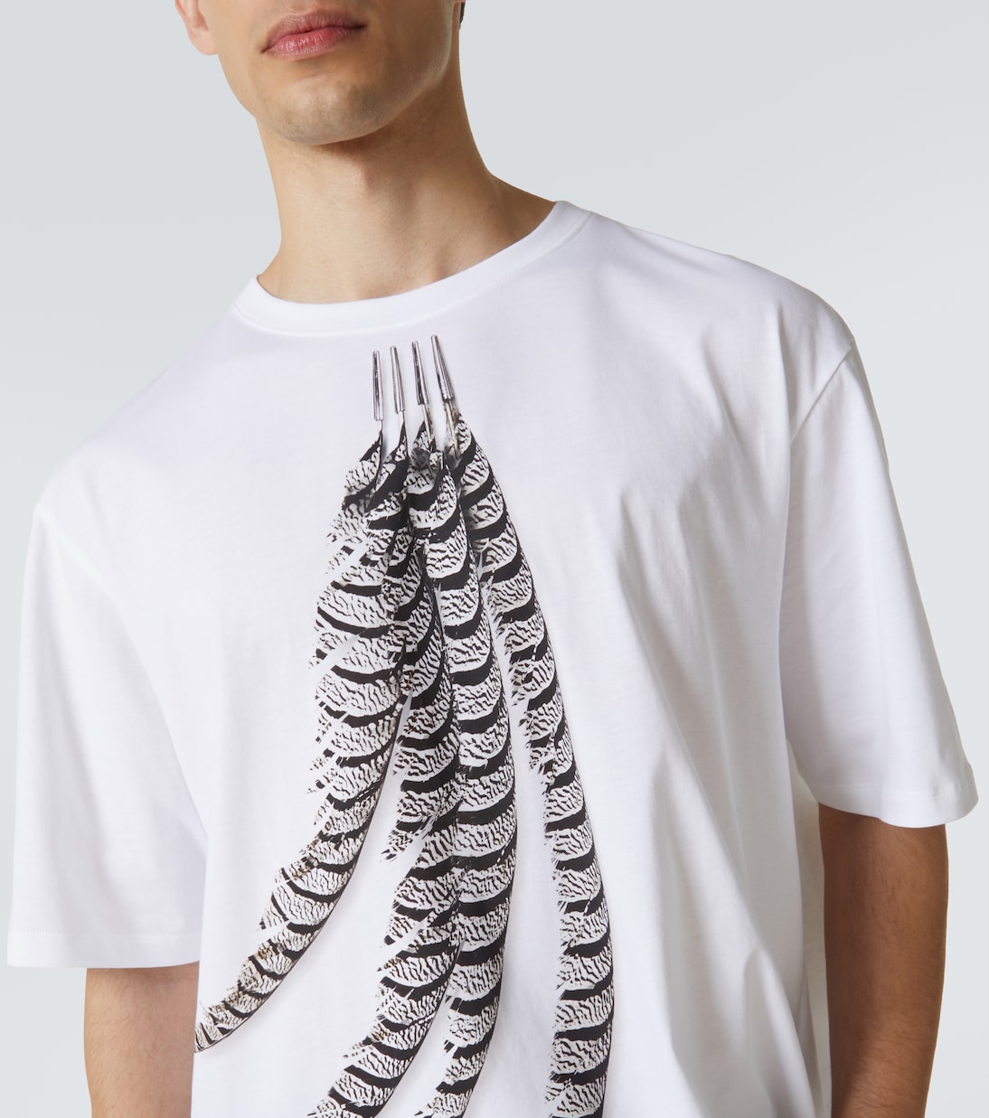 Camiseta en jersey de algodón estampada | Loewe
