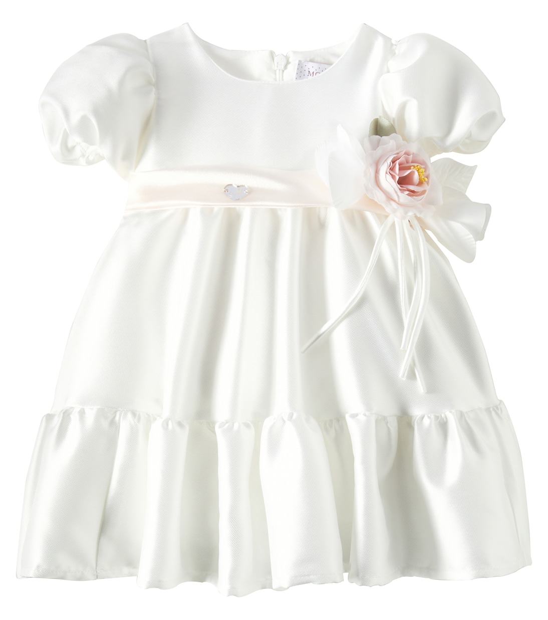 Baby Princess floral-appliqué dress | Monnalisa