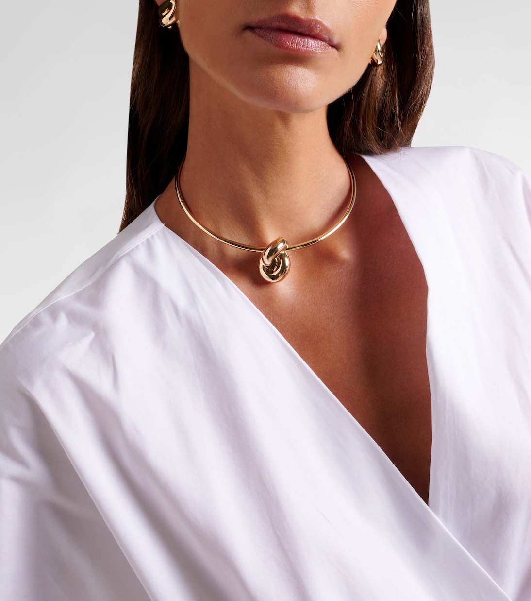 Choker Thin Knot en or 10 ct | Jennifer Fisher