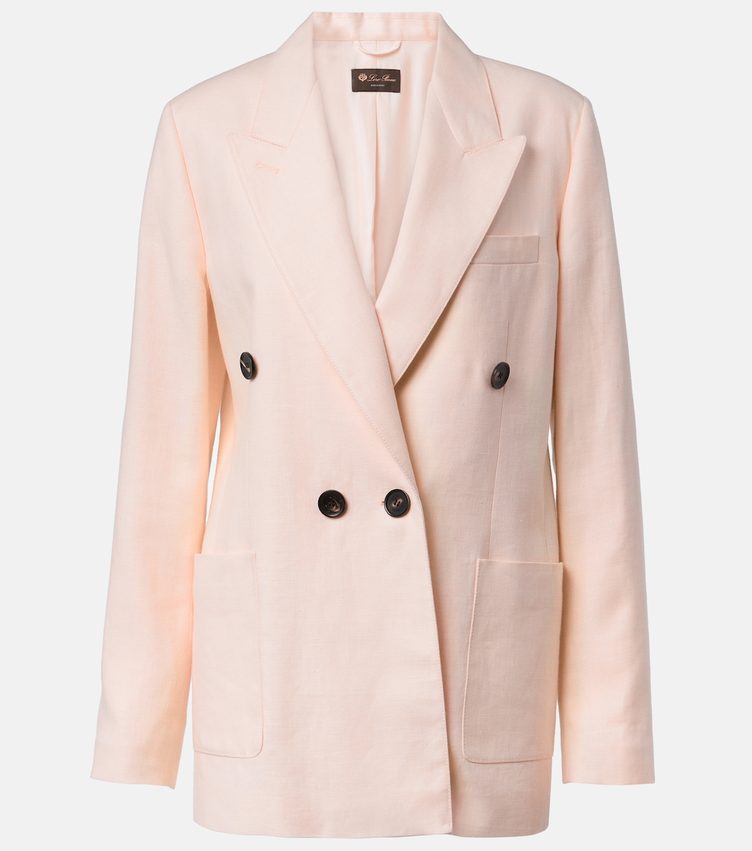 Genny linen and wool Batavia blazer | Loro Piana