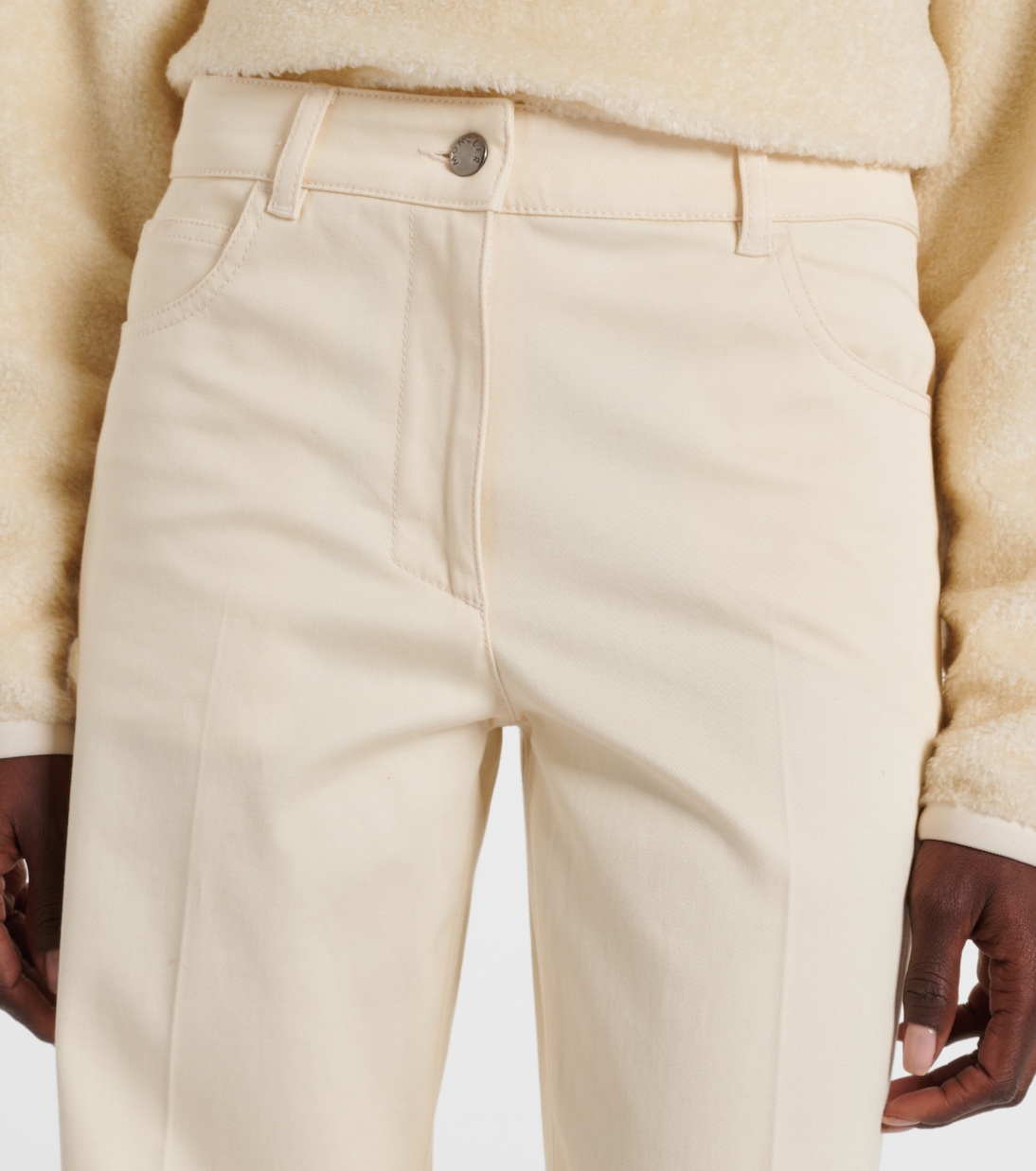 Pantaloni regular in gabardine di cotone | Moncler