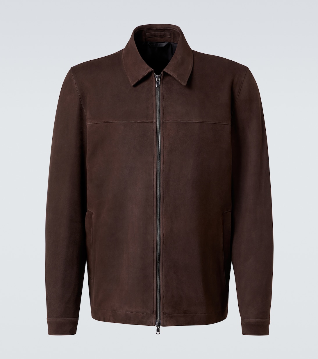 Blouson Harrington in suede | Sunspel