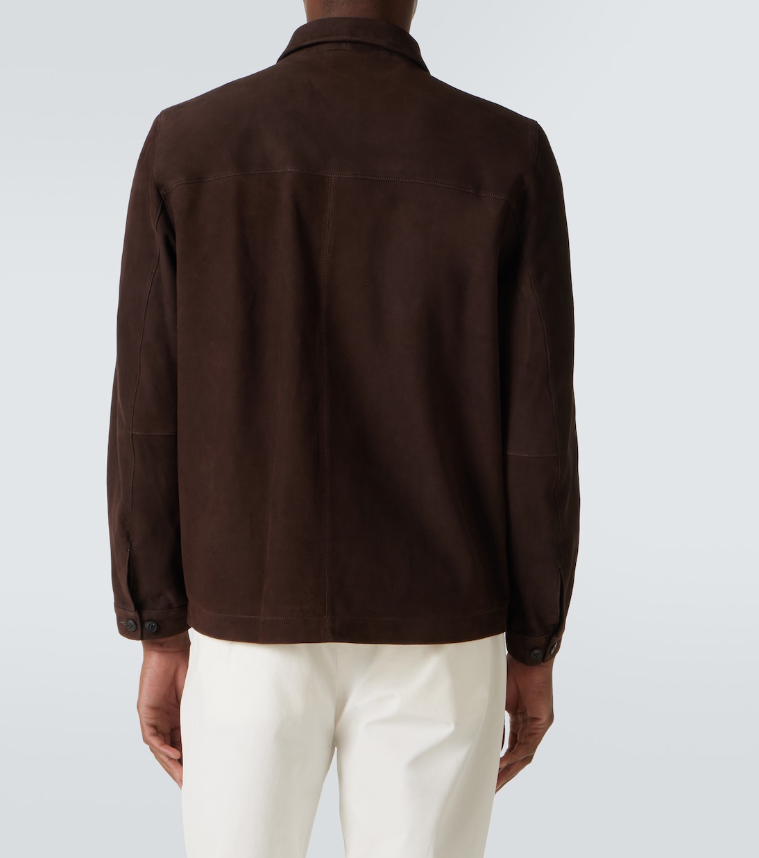 Blouson Harrington in suede | Sunspel