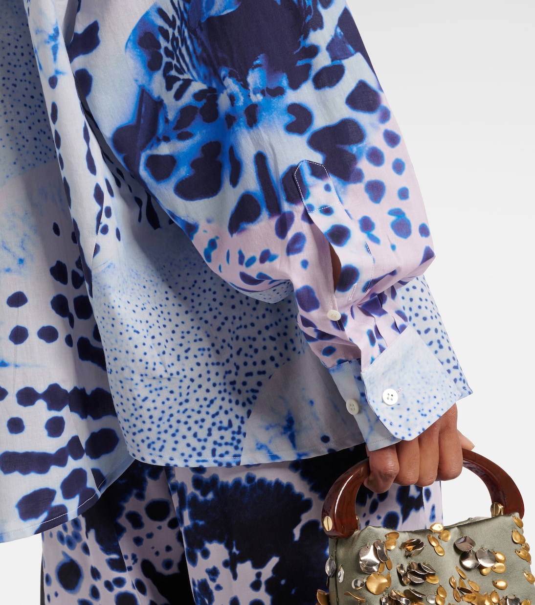 Camicia in cotone con stampa | Dries Van Noten