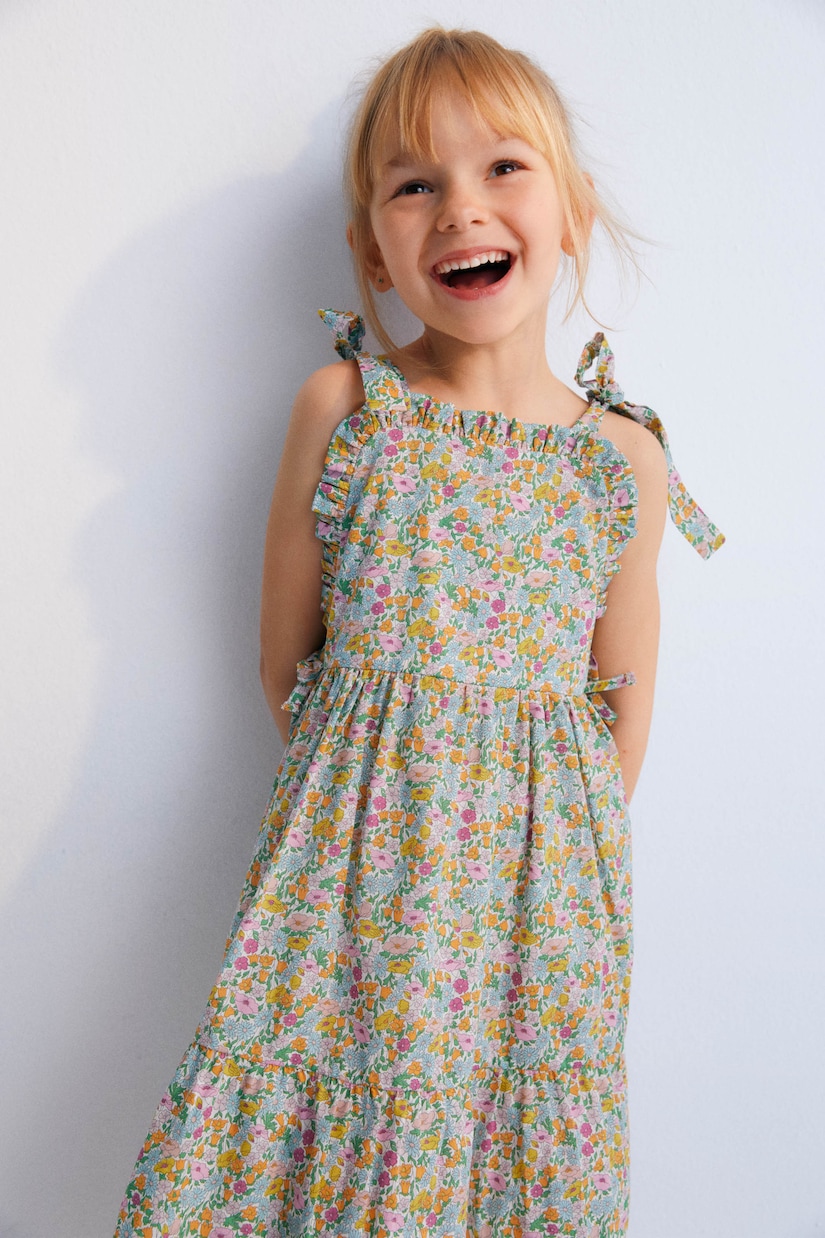 Bedrucktes Kleid Andreas aus Baumwolle | The New Society