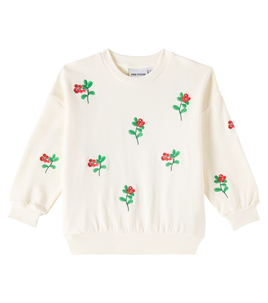 Felpa Lingonberries in jersey di cotone | Mini Rodini