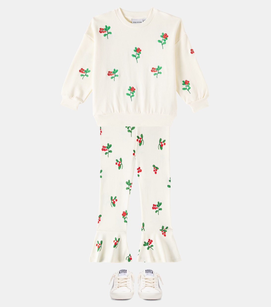 Felpa Lingonberries in jersey di cotone | Mini Rodini