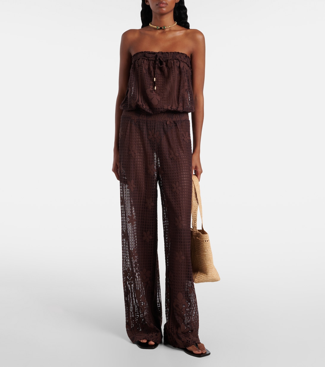 Jumpsuit Viv in misto cotone | Melissa Odabash