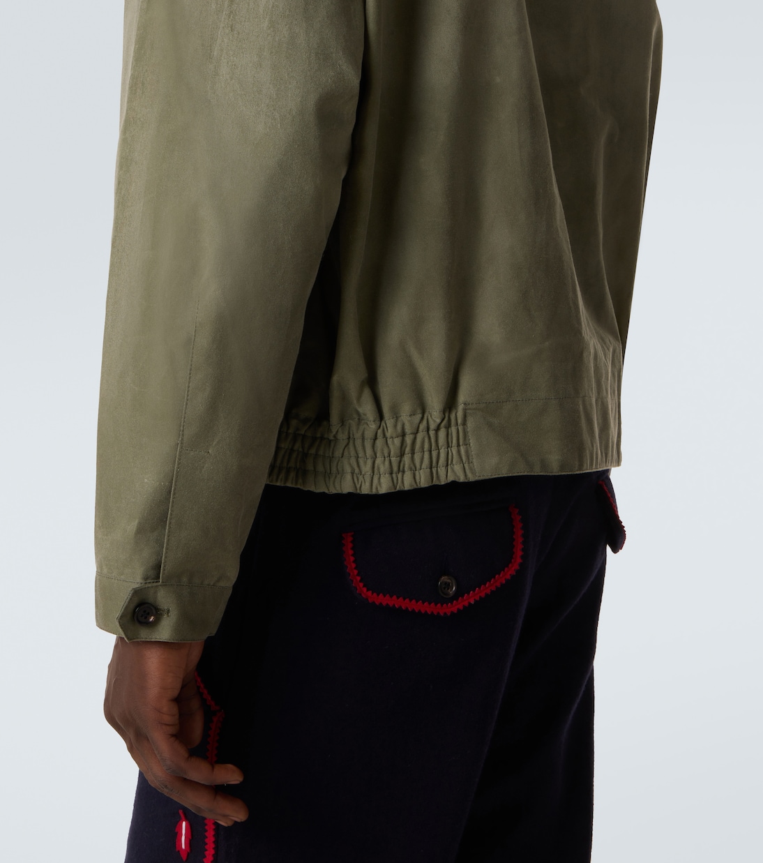Cotton blouson jacket | Bode