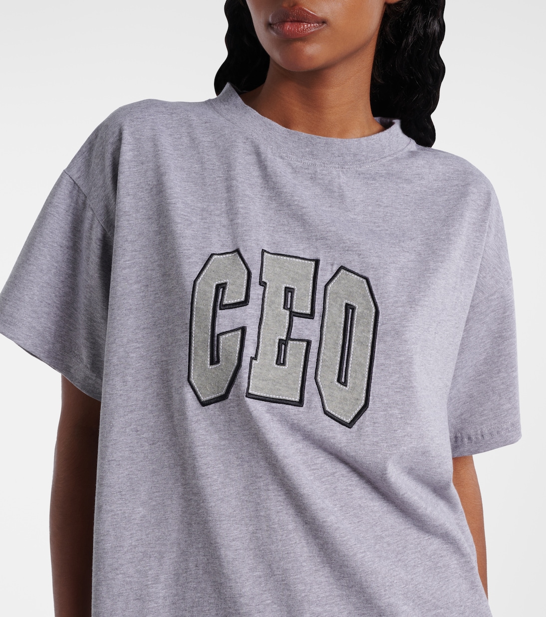 T-Shirt CEO Team aus Baumwoll-Jersey | Balenciaga