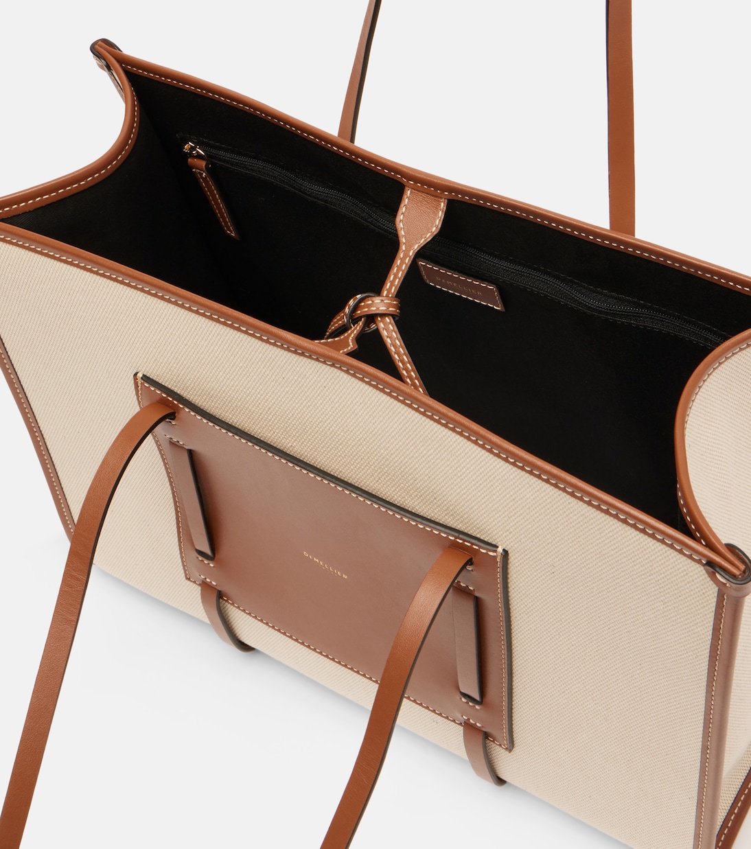 Cabas Capri en toile et cuir | DeMellier