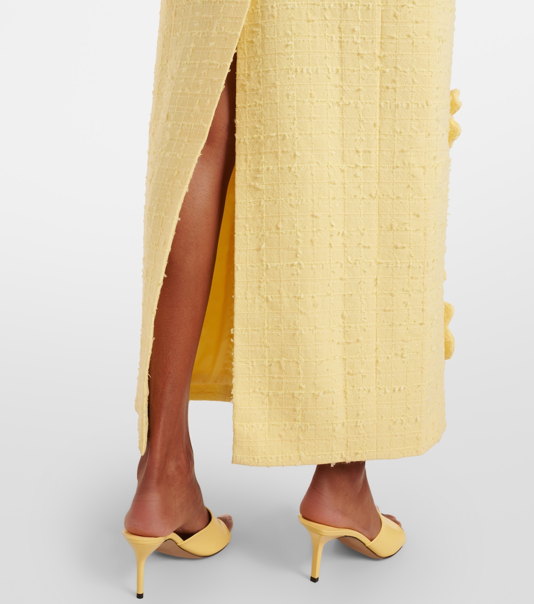 Lucinda floral-appliqué maxi dress | Leo Lin