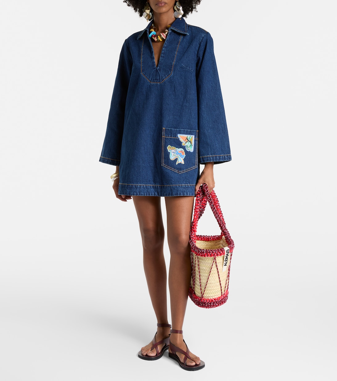 Speedy denim minidress | Alémais