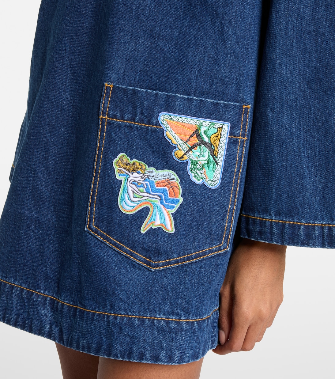 Speedy denim minidress | Alémais