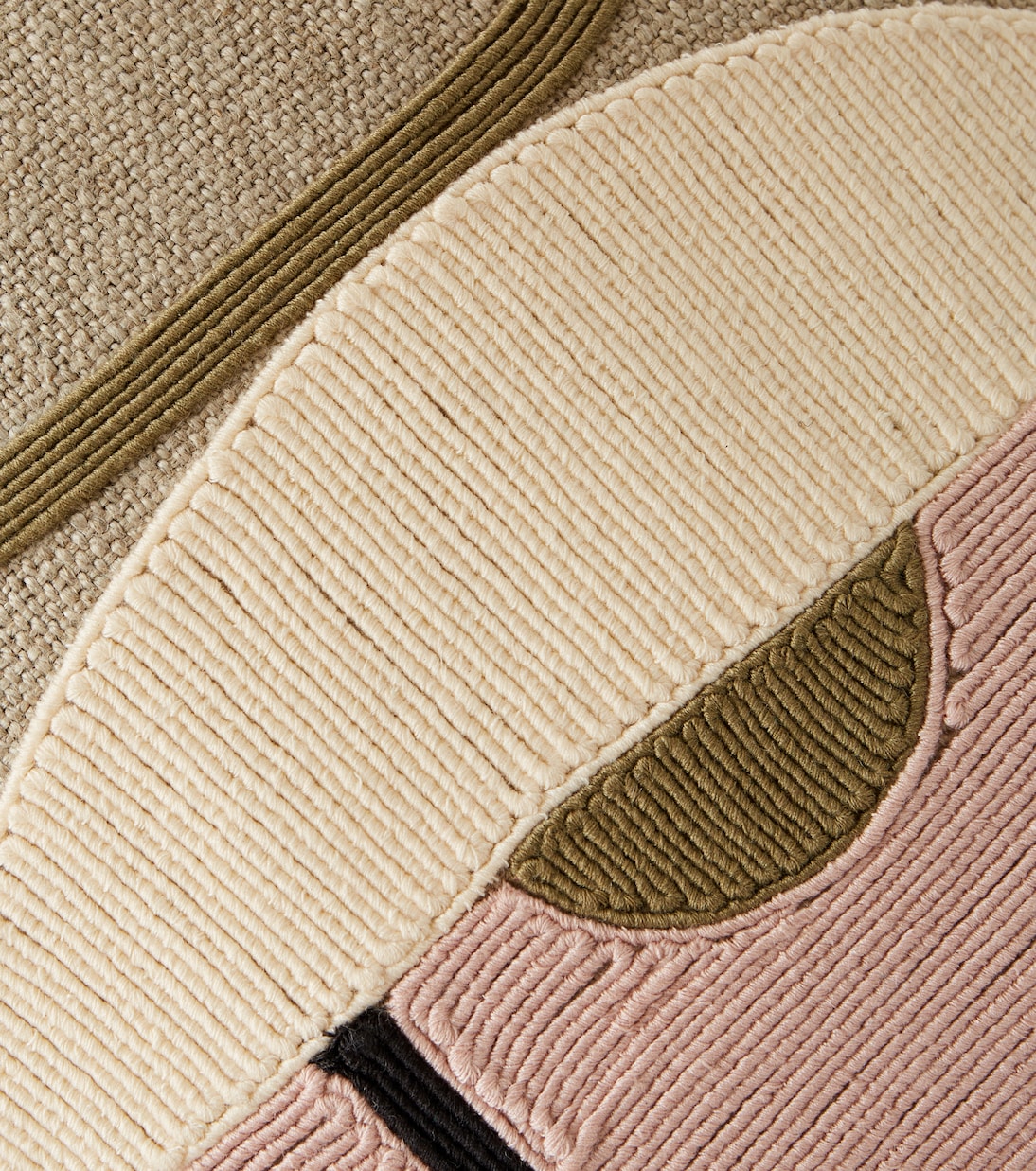 Embroidered linen cushion | Jonathan Adler