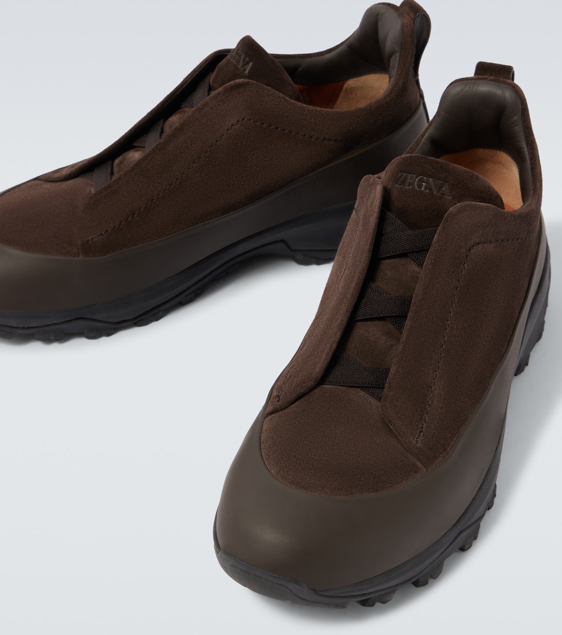 Triple Stitch Monte suede sneakers | Zegna