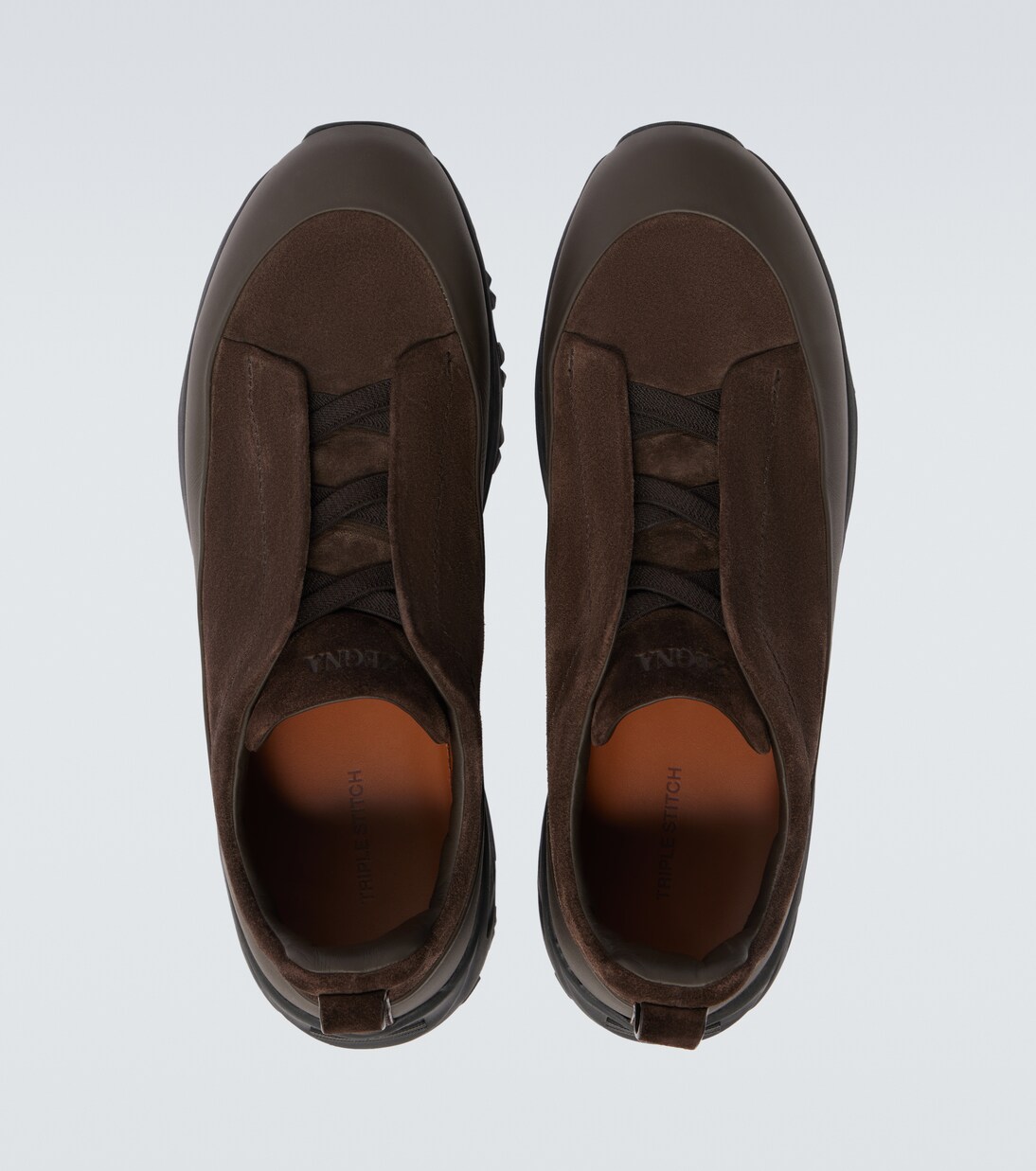 Triple Stitch Monte suede sneakers | Zegna