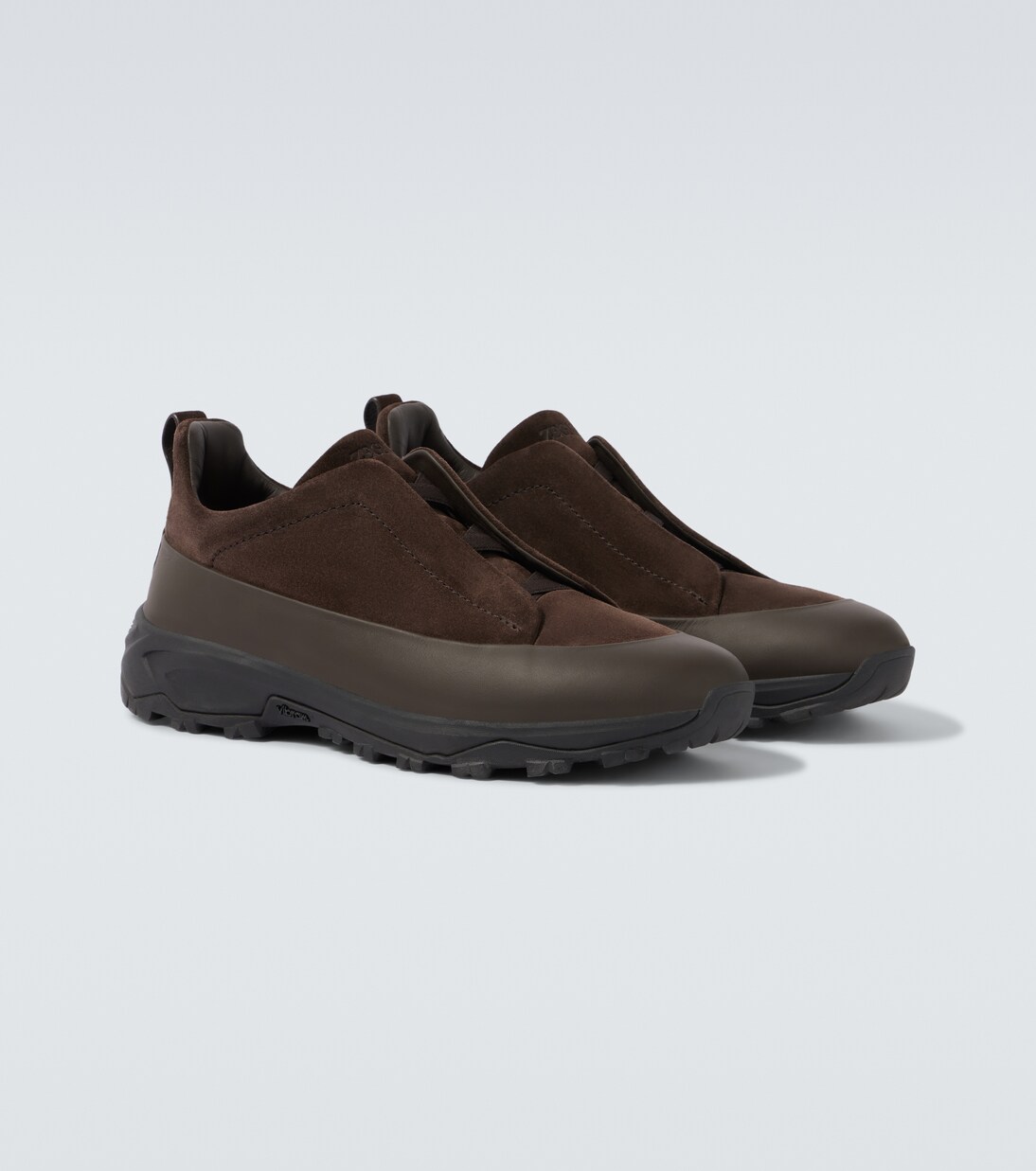 Triple Stitch Monte suede sneakers | Zegna