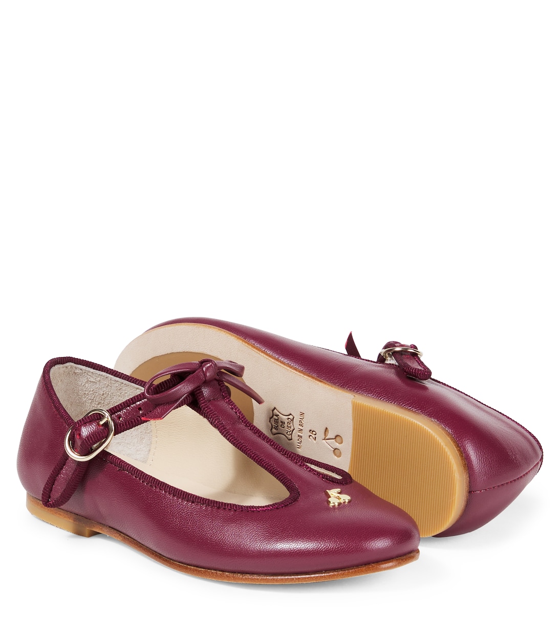 Leather ballet flats | Bonpoint