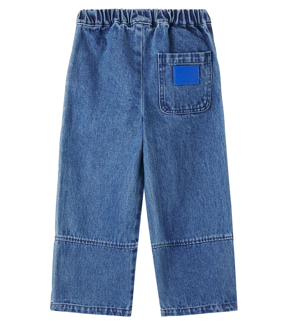 Jeans a gamba larga Cesar con ricamo | Liewood