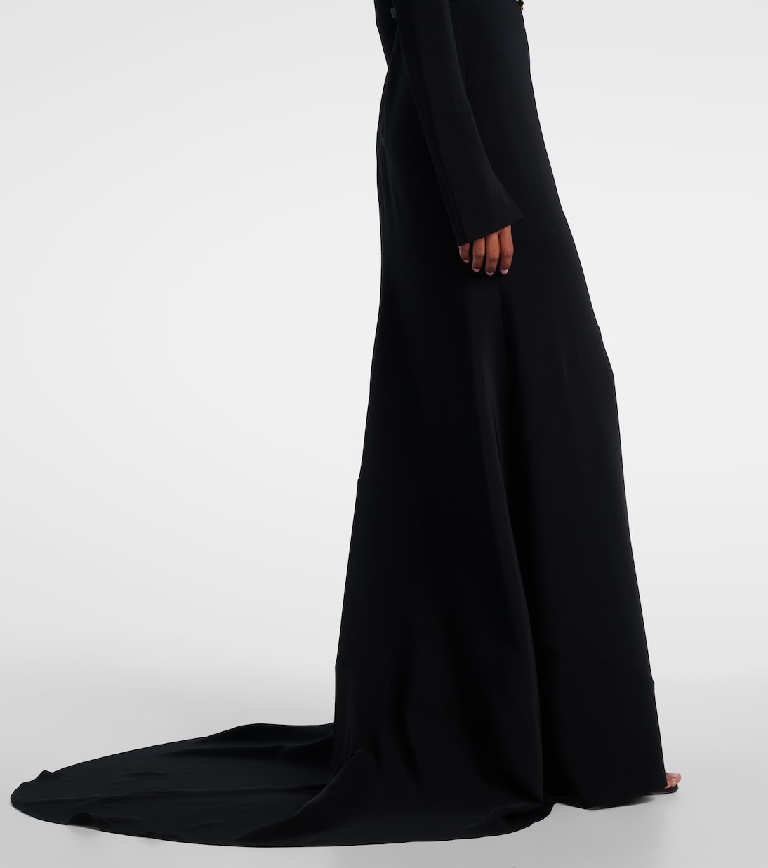 Belted cady gown | Oscar de la Renta
