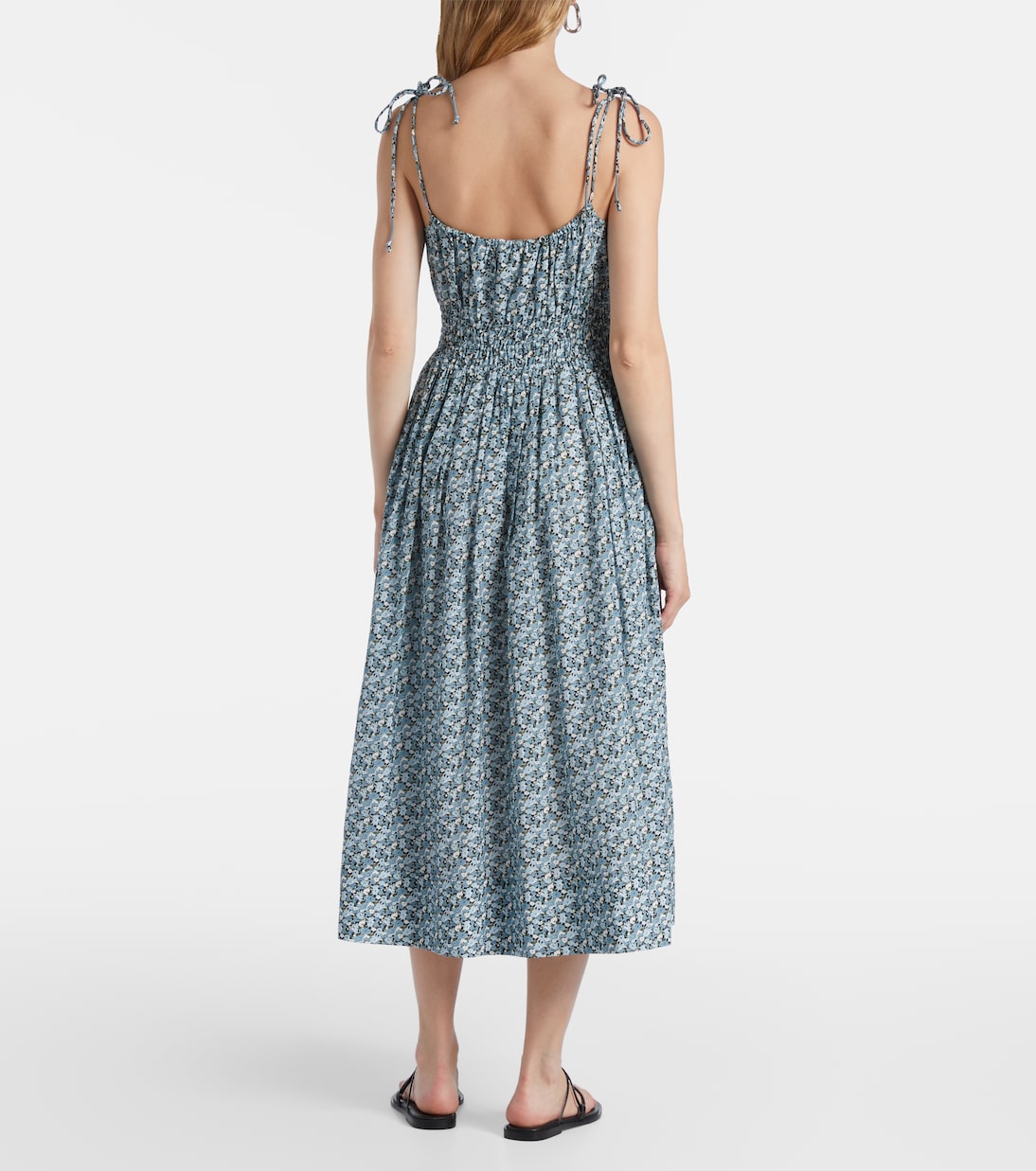 Millie floral shirred midi dress | Veronica Beard