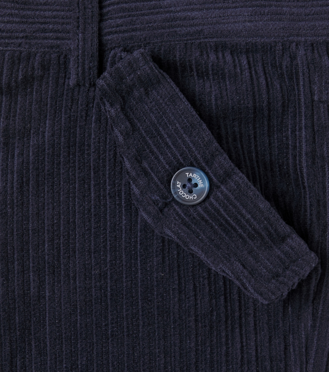 Gerade Hose aus Baumwoll-Cord | Tartine et Chocolat