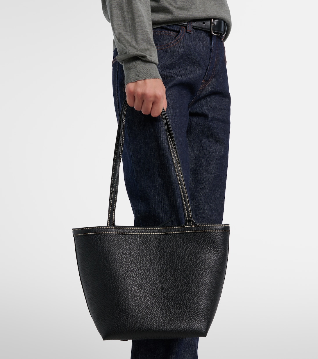 Bolso Park Medium de piel | The Row