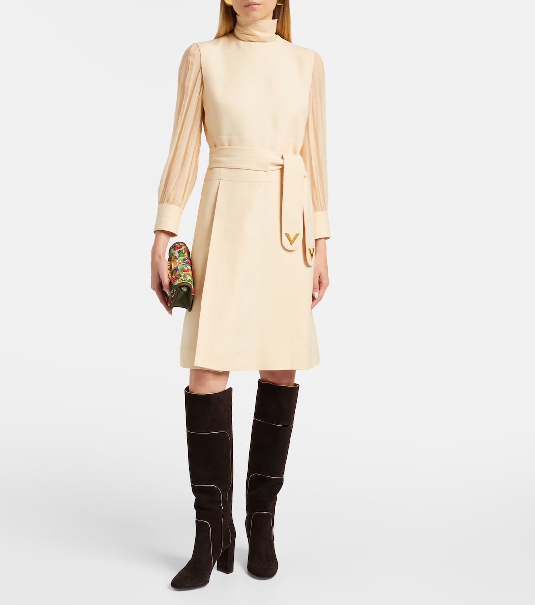 Bottes 85 en daim | Gianvito Rossi