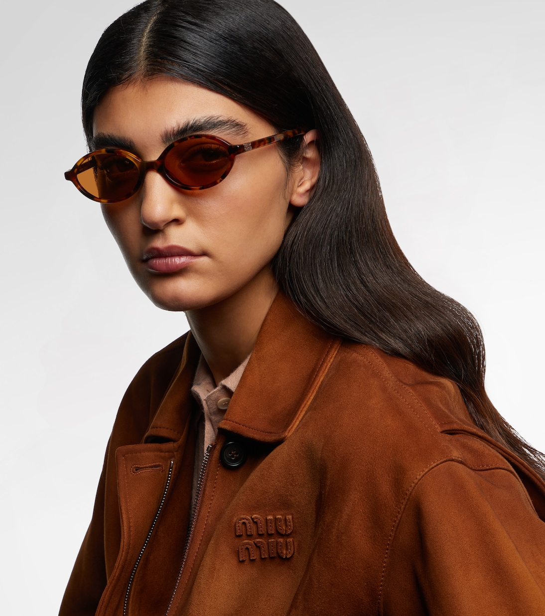 Runde Sonnenbrille Fashion Show | Miu Miu