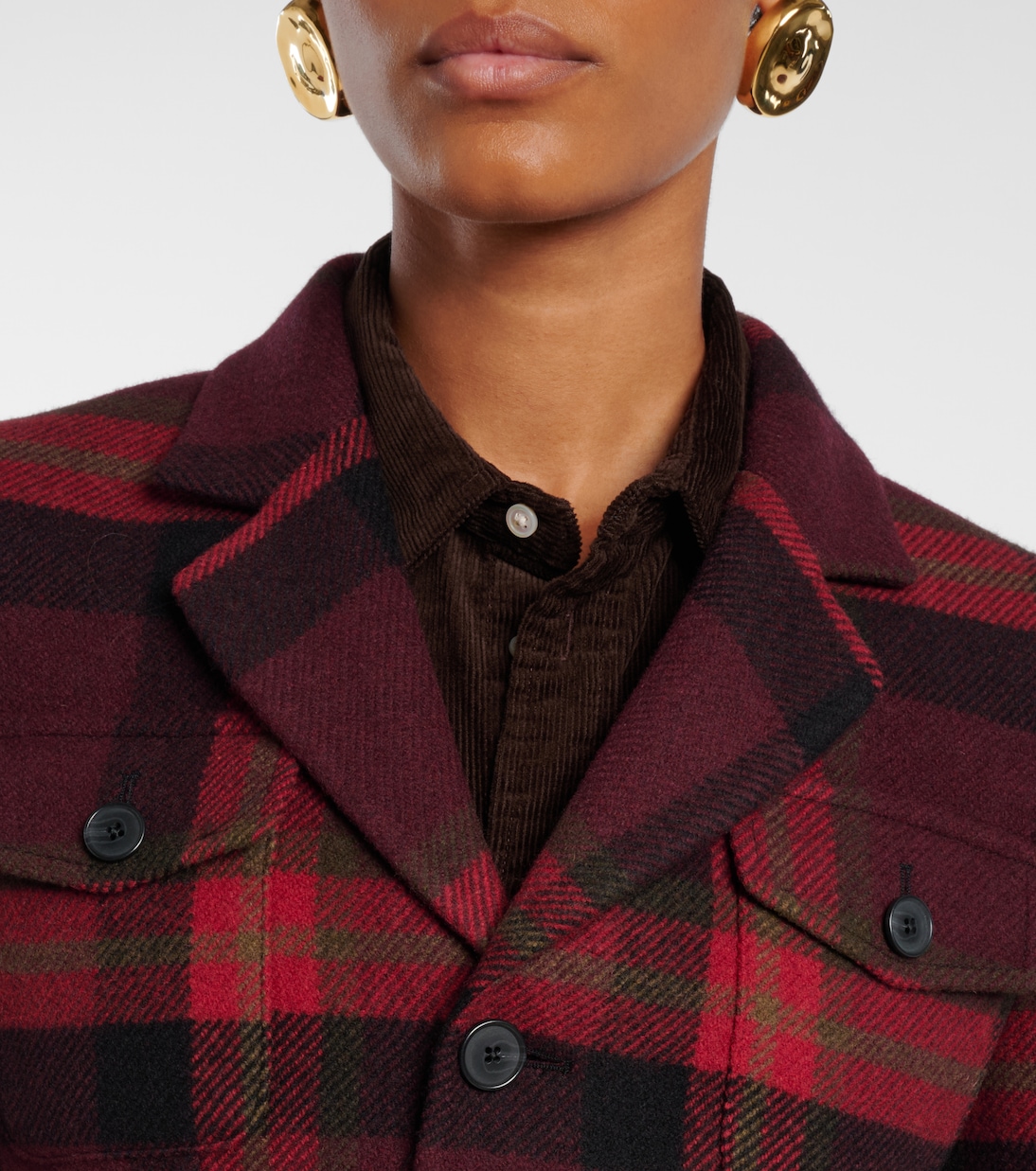 Plaid wool-blend tweed blazer | Polo Ralph Lauren