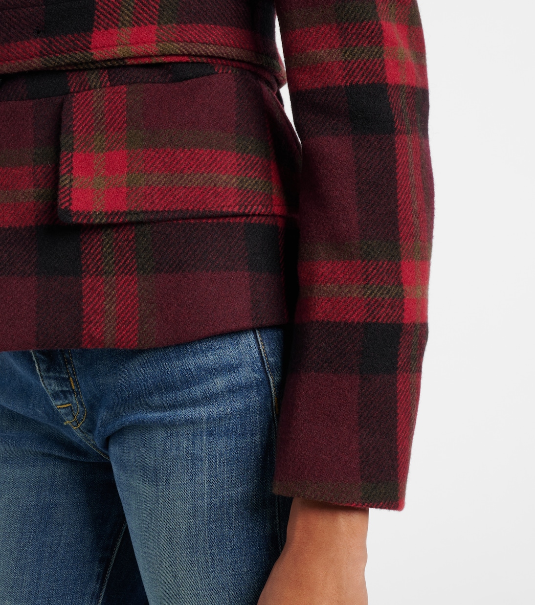 Plaid wool-blend tweed blazer | Polo Ralph Lauren