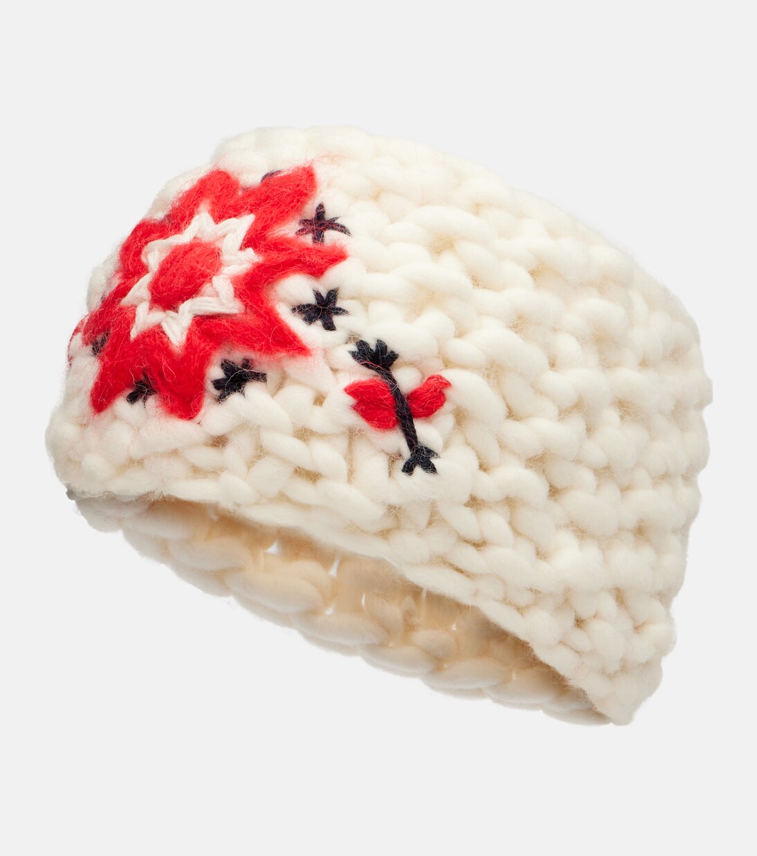 Embroidered wool-blend headband | Moncler