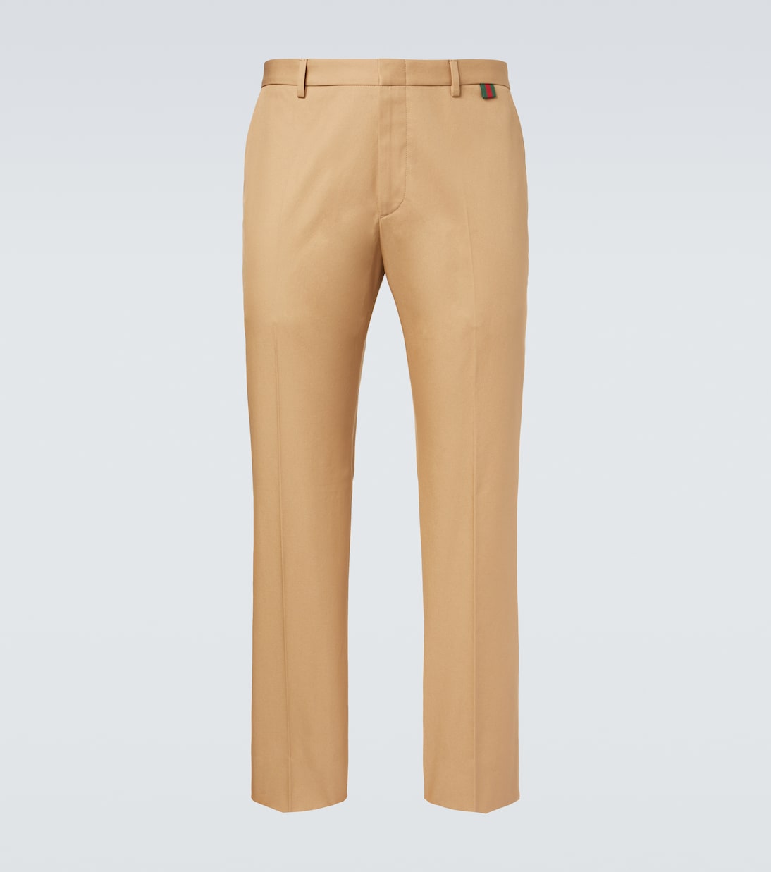 Pantalones rectos cropped de algodón | Gucci