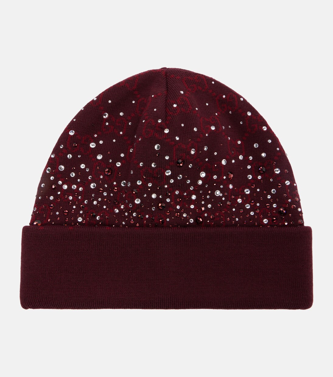 GG crystal-embellished wool beanie | Gucci