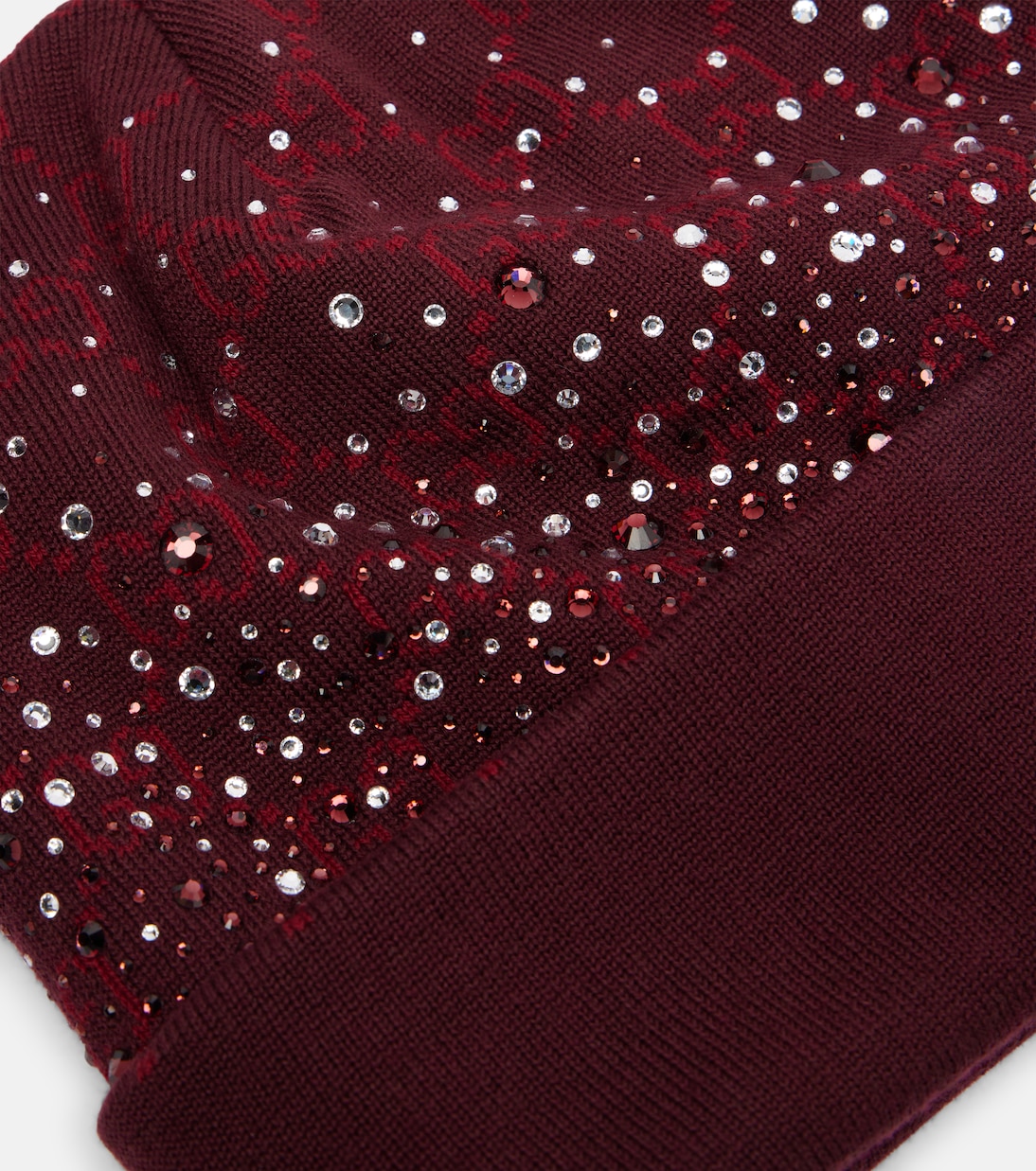 GG crystal-embellished wool beanie | Gucci