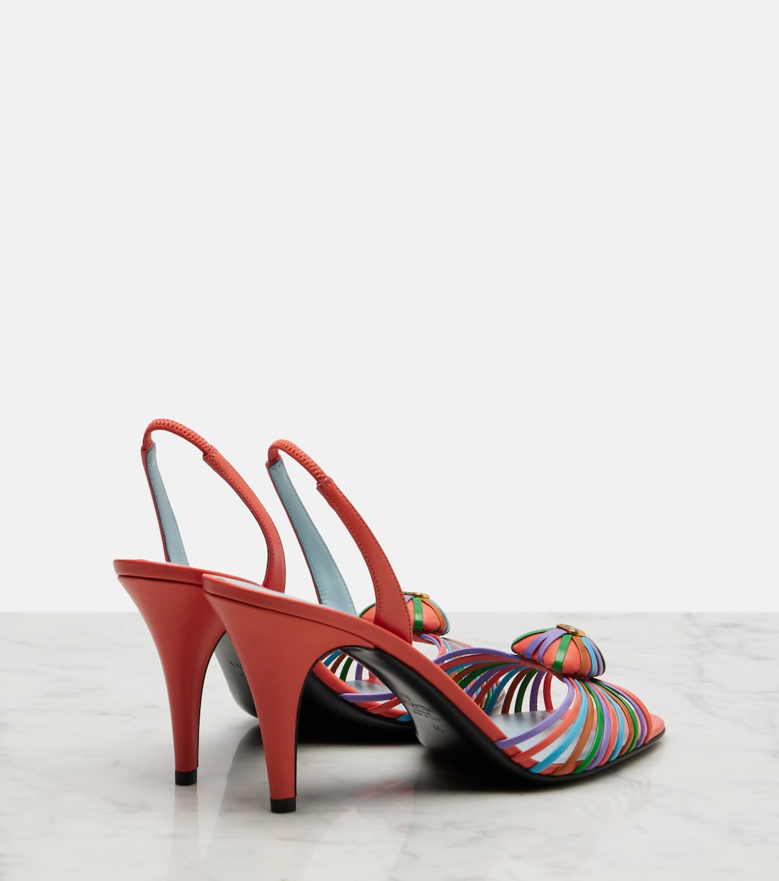 Royal 85 leather slingback sandals | Valentino Garavani