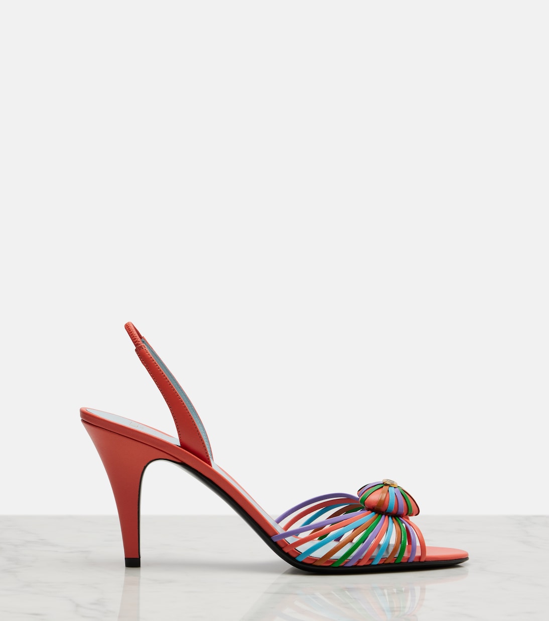 Royal 85 leather slingback sandals | Valentino Garavani